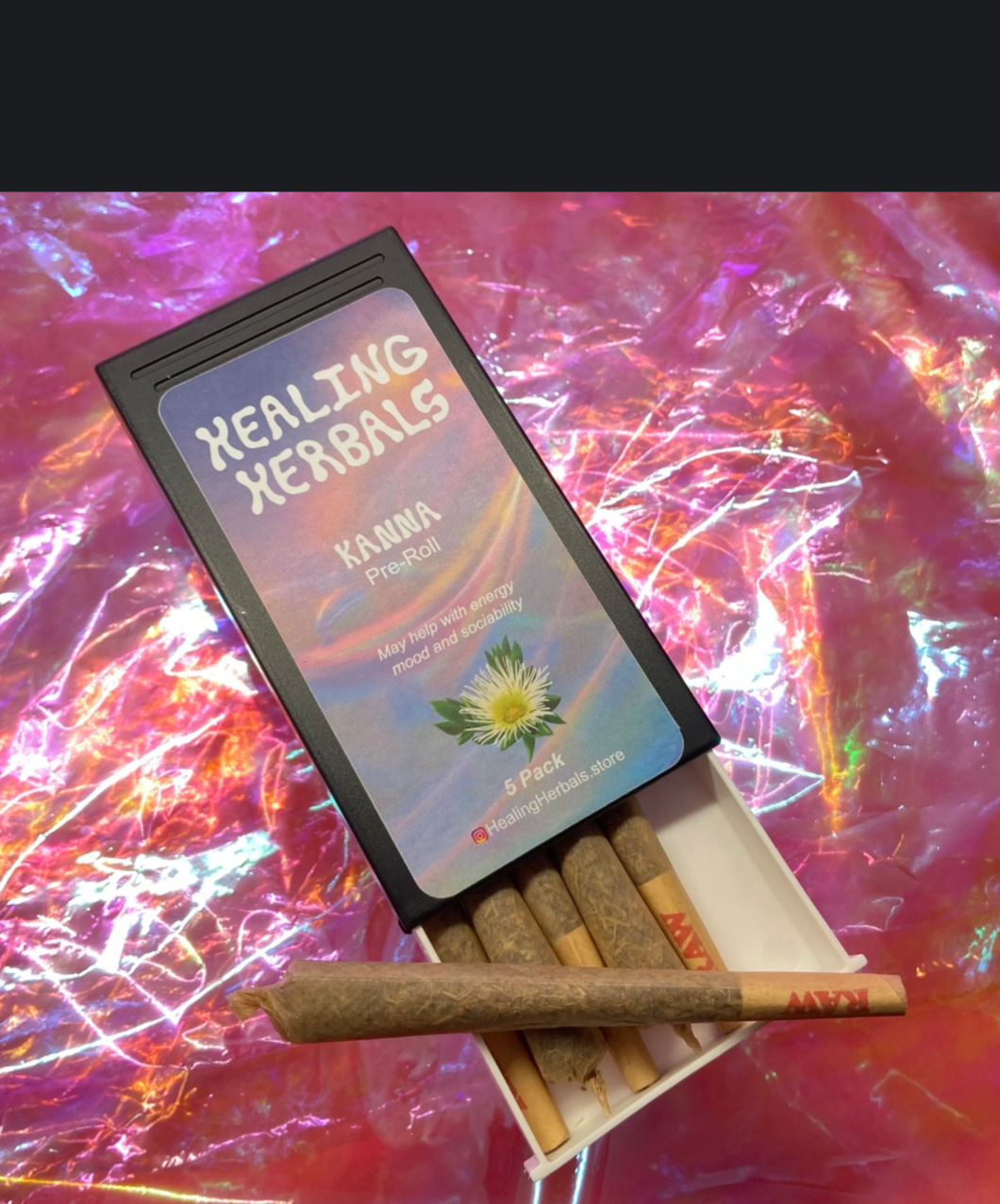 5pk Kanna preroll - NOT CANNABIS image 0
