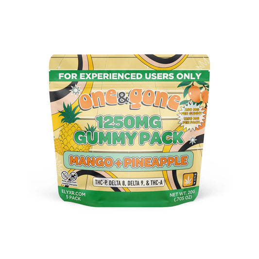One & Gone Gummies - 1250mg THCP image 0