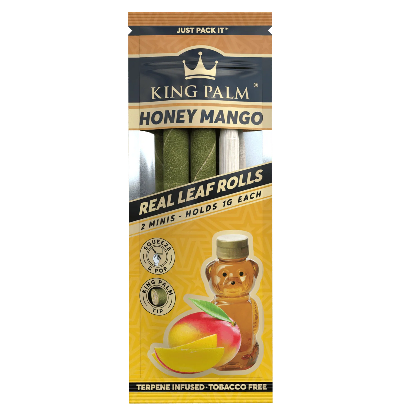 King Palm Real Leaf 2PK Cones