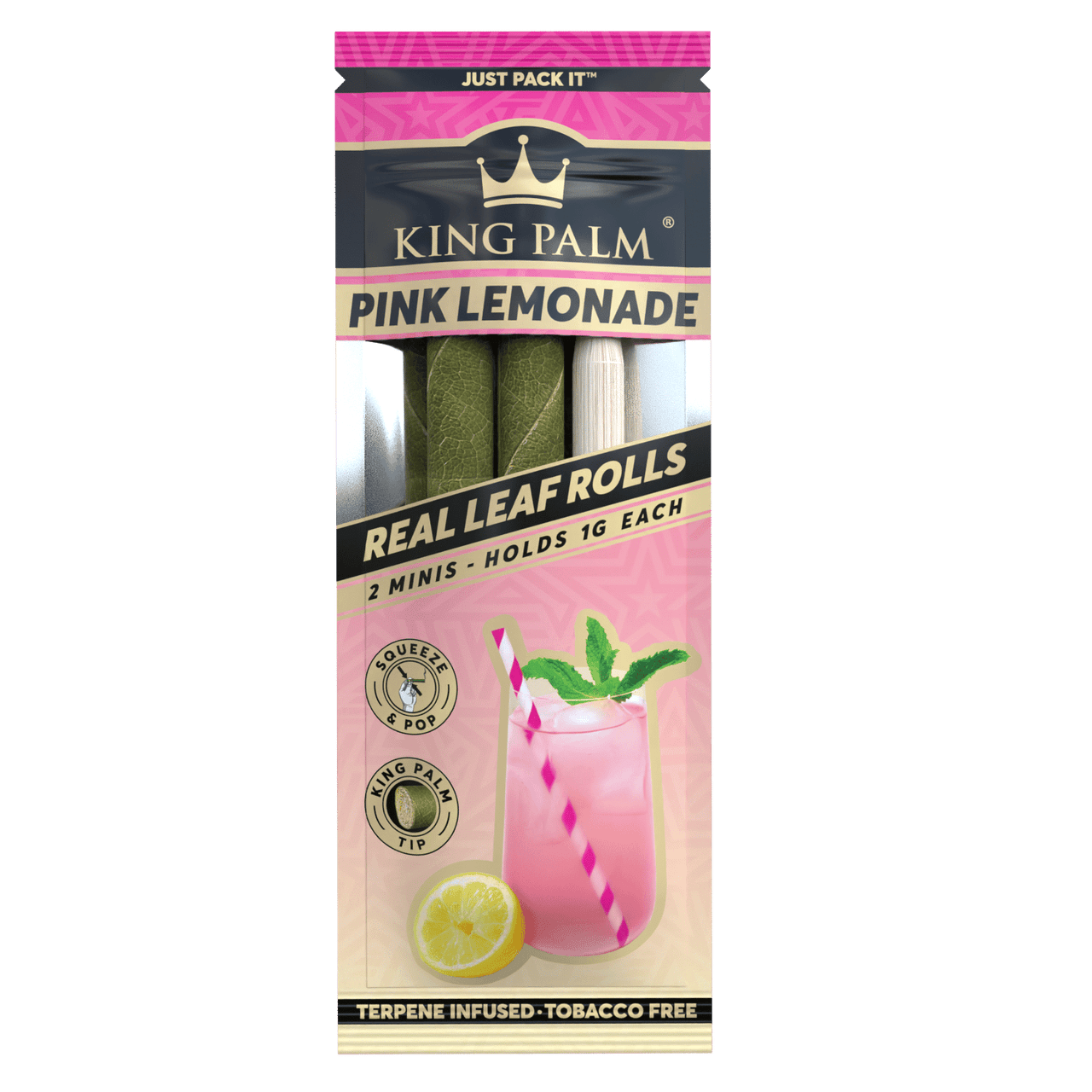 King Palm Real Leaf 2PK Cones